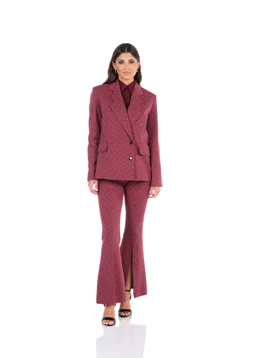 LUDO | Blazer jacquard doppiopetto