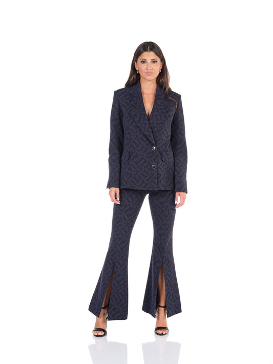 LUDO | Blazer jacquard doppiopetto